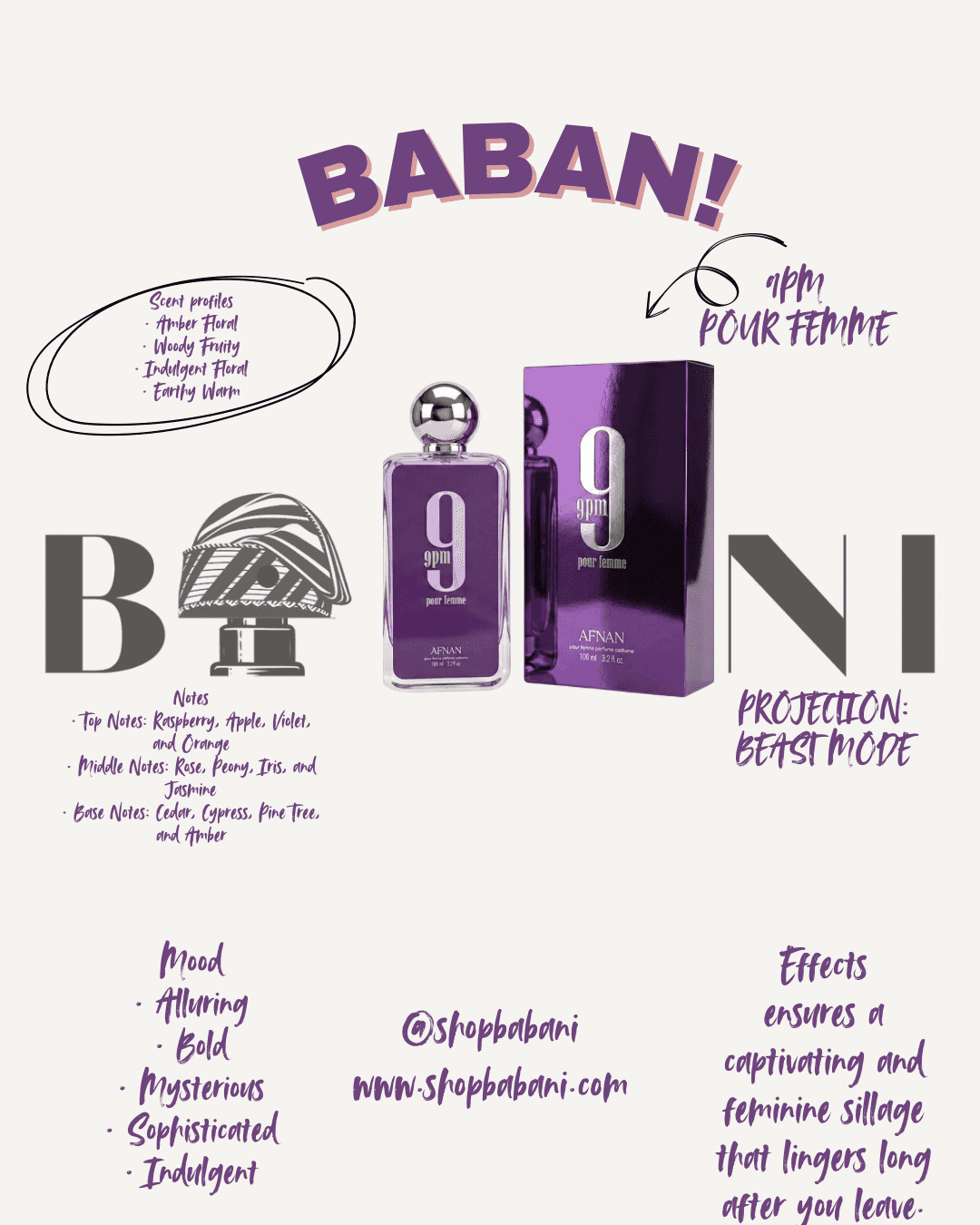 9PM Pour Femme EDP 100ml